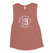 Load image into Gallery viewer, Ladies’ Entrepreneurial Espresso Muscle Tank
